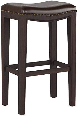 Christopher Knight Home Avondale Backless Bar Stools,12"D x 18.13"W x 30"H, 2-Pcs Set, Brown - Image 4